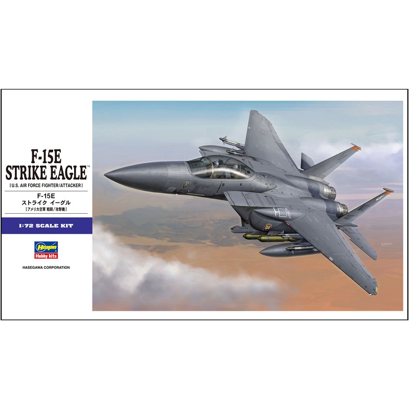 Hasegawa 1:72 Scale F-15E Strike Eagle Model