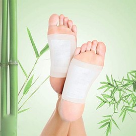 Lionsoul Foot Patches 100 Pieces Foot Pads Vital Plasters for Body Detoxification Bamboo Plasters with Tourmaline Foot Plaster for Detoxification Plaster Detoxification (100 Pieces)