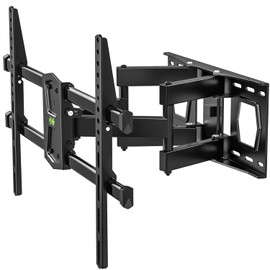 USX MOUNT Full Motion TV Wall Mount for 42-80 Inch TVs up to 120lbs, TV Bracket with Articulating Swivel Tilt Extension Leveling, Television Mount for Max VESA 600x400mm Fits 12/16" Wood Stud