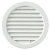 The t16drb-y Ventilation Grille Round Plastic Recessed, White