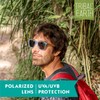 TRIBAL EARTH Wood Sunglasses Polarised for Men and Women with