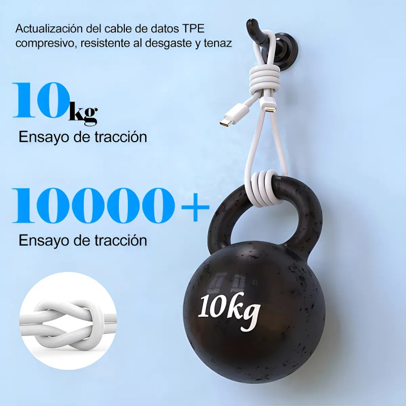 Cargador Free Breath Wc-003v Usb-c De ParedconCable Carga Super Rápida