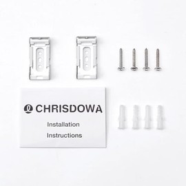 Chrisdowa Cordless Roller Blinds Replacement Parts Kit, with Metal Bracket