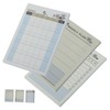 KICHOUSE Undated Weekly Planner Notepad 6-Pack Tear-Off Memo Pads for