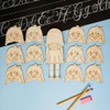Emotion Faces Cutouts Girl, Pack of 3 Sets of 13