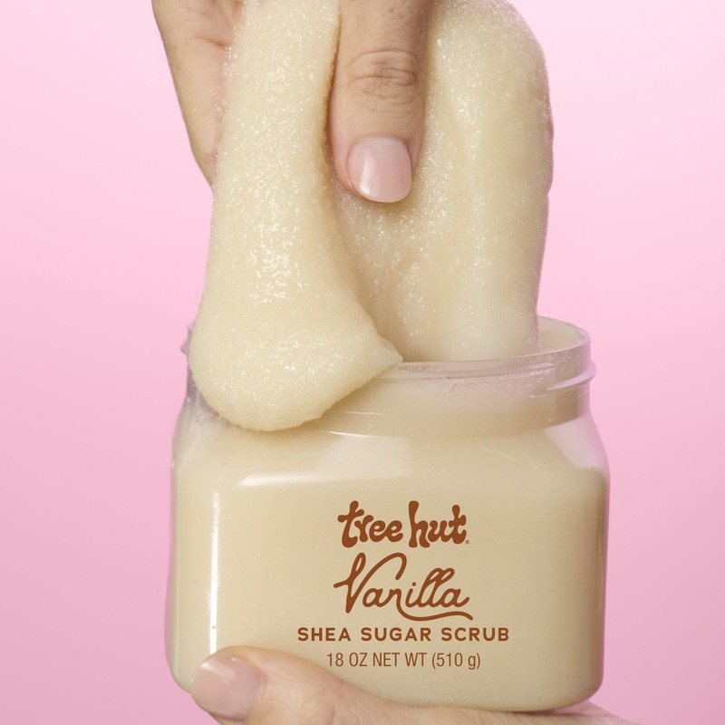 Tree Hut Vanilla Shea Sugar Scrub, Mothers Day Gifts, Exfoliating