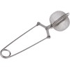 Silver Mesh Strainer Snap Ball Loose Leaf Tea Infuser Stainless