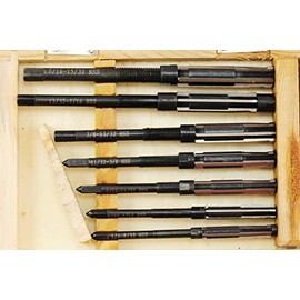 SHARS 7 PC 1/4" to 15/32", 8/A-2/A, Adjustable Blade Hand Reamer Runner Set 404-7379 M)