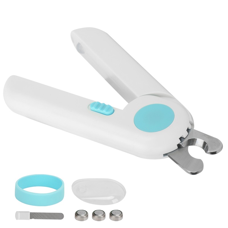 LED Pet Nail Clippers Durable Avoid Over Cutting Pet Nail