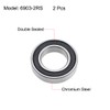 sourcing map 2STK 6903-2RS Deep Groove Ball Bearing Deep Groove