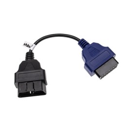 vhbw OBD2 Adapter A5 16Pin-OBD1 auf OBD2 kompatibel mit Fiat, Alfa Romeo, Lancia, Polonez Auto