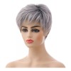 Generic Una Peluca Corta Con Encaje