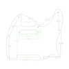 Musiclily 8 Hole Tele Pickguard for American/Mexican Made Fender Standard
