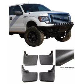 Unbranded 4PCS Mud Flap Splash Guard Mudguard WITHOUT Fender Flares For Ford F-150 04-14