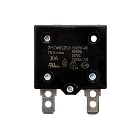 weelye 1Pcs 30A 125/250Vac 50Vdc Automatic Reset Relay Thermal Switch Circuit Breaker Current Overload Protector for Children Riding Electric Car Accessories