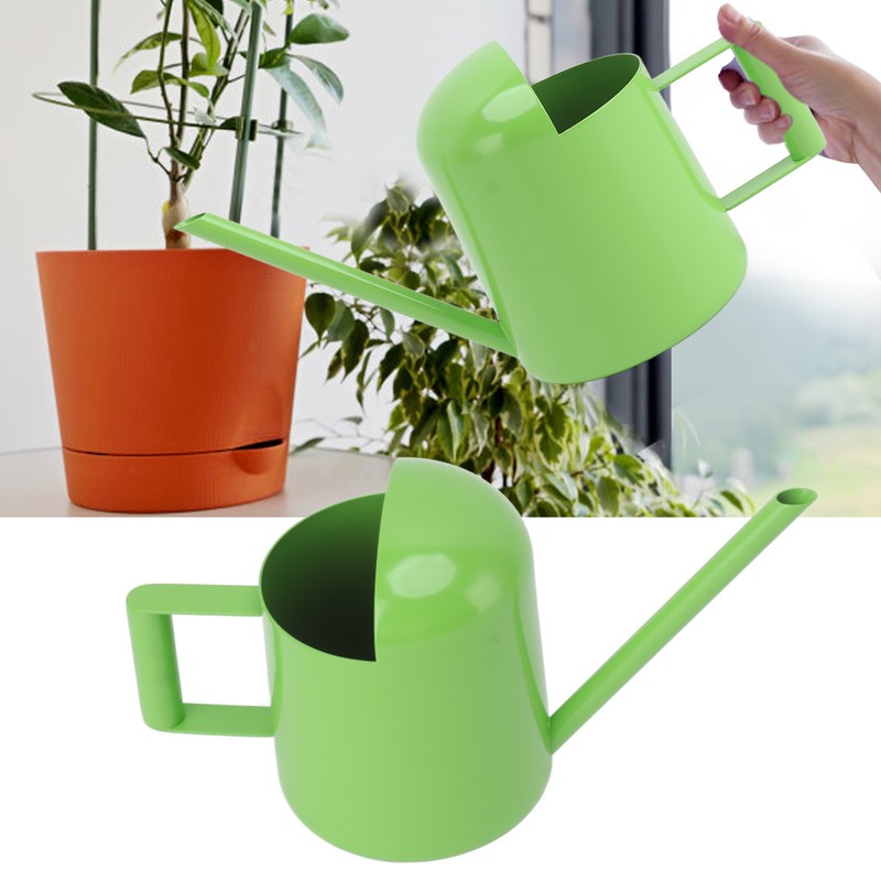 Garden Watering Can Multipurpose Retro Stainless Steel Long Spout Watering