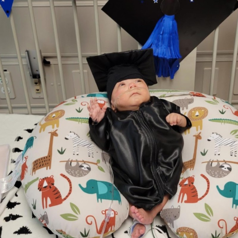 GraduatePro Infant Toddler Graduation Cap and Gown Set for Baby