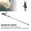 Walking Stick 5 Section Collapsible Aluminum Alloy Adjustable Folding Cane