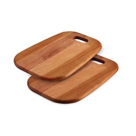 Tramontina Provence Mahogany Burger Serving Board Set, 2 Pack - 13.25 x 9 in with Natural Oil Finish, 81000/027DS