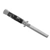 1PC Stainless Steel Switchblade Spring Pocket Oil Hair Comb Foldable