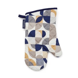 Cooksmart British Designed Oven Gloves | Modern Design Gauntlet Oven Gloves Heat Resistant | Oven Mitt or Baking Gloves Perfect For Modern Kitchens