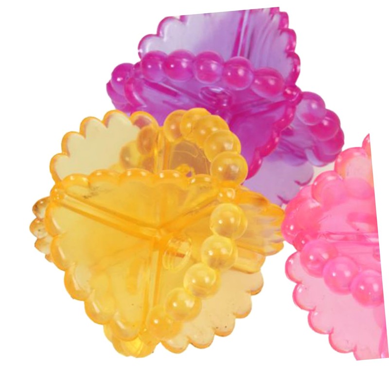 KOMBIUDA 4pcs Laundry Balls Reusable Softeners to Prevent Twisting Tangles