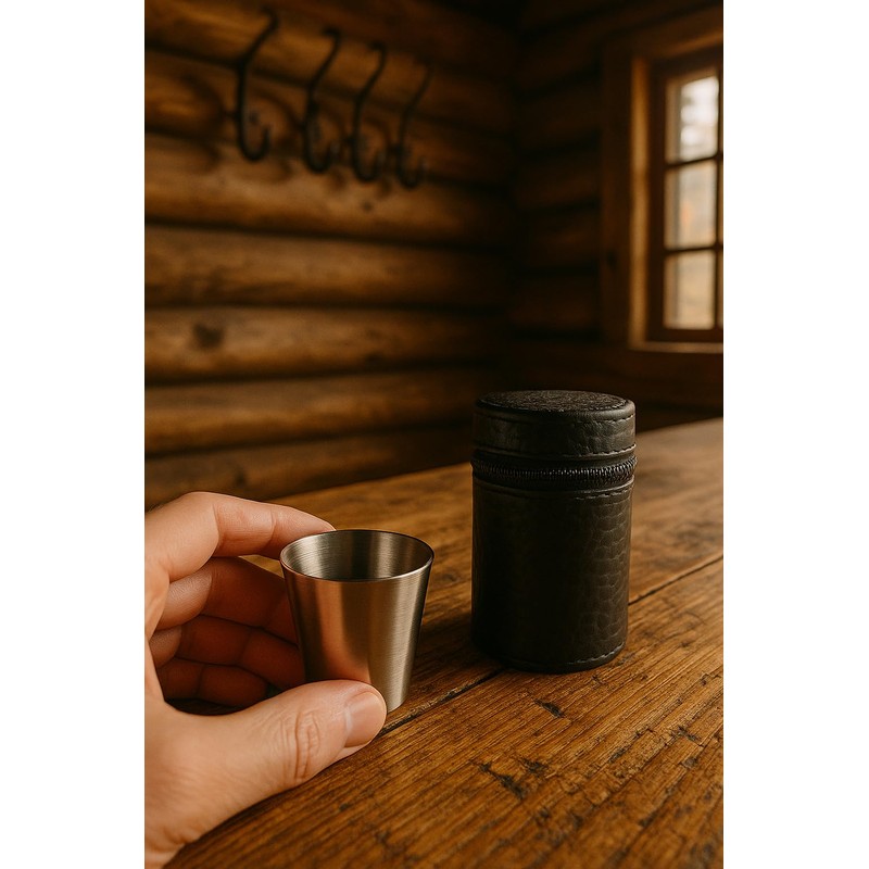 Outdoor Saxx® Set of 6 Stainless Steel tumblers, 6 Unbreakable
