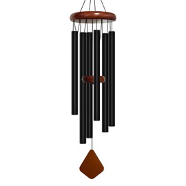 Bursvik Wind Chimes for Outside, 32 inch Aluminium Metal Wind Chimes, Relaxing Soothing Wind Chime Outdoor, Decoration for Garden, Patio, Yard, Home, Gift for Mother's Day, Birthday(Rhombus)