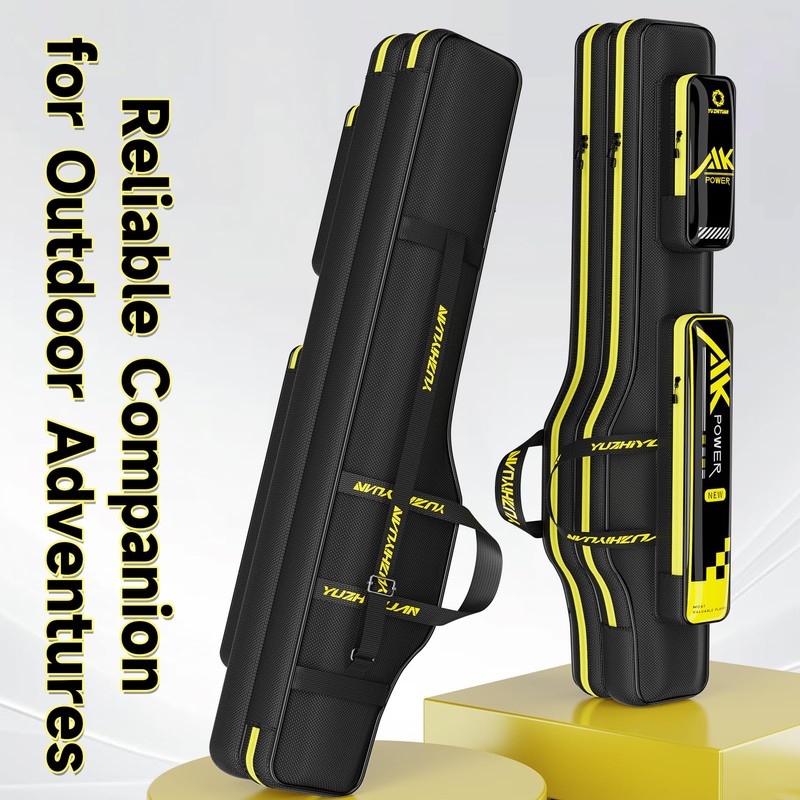 yuzhiyuan Fishing Rod Case & Bag Triple-Layer - 1680D Oxford,