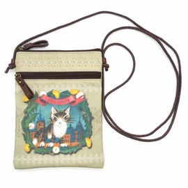 Wachifudo Dayan Cat Dayan Sighisoara Passport Pouch, beige