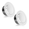 HG Power 8 Inch Soffit Vent, Adjustable Air Vent Cover,