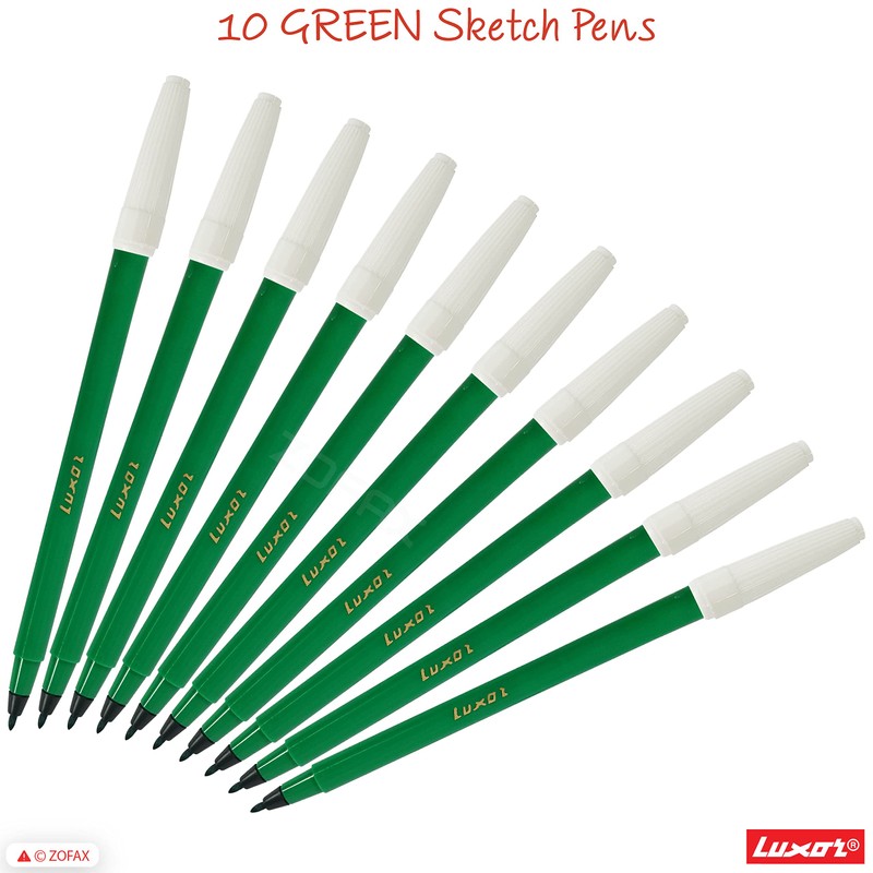 LUXOR Watercolour Felt Tip Pens Writing Pack Write Colour Draw