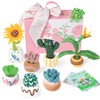 NFAMRZCAR Needle Felting Starter Kit,Needle Felting Kit Cute Plant Needle