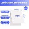5 Pack Laminator Carrier Sleeve Legal Size Thermal Laminating Carriers