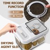 Olimingse Bread Box For Kitchen Countertop, Airtight Bread Storage Container,