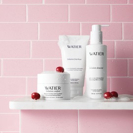 Watier Solution Confort Cleansing Melting Balm, Cleanser & Makeup Remover, Cleanses, Nourishes & Protects, with Canadian Cranberries & Vitamin E, Vegan, Paraben-Free, 90 mL