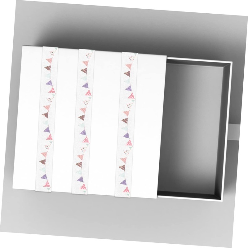 KONTONTY 5pcs Japanese Washi Paper Tapes Unique Clear Patterns Ideal