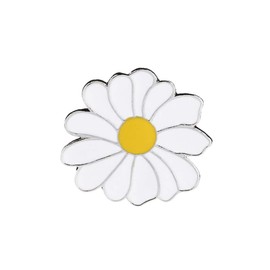 TENDYCOCO Cartoon Daisy Brooch Summer Style Pin Round Badge for Shirts Coat Caps