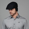 Sterkowski Norte Flat Cap Wool Peaked Cap for Men and