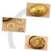 ABOOFAN 1Set Copper Turtle Shell Decoration Wealth Craft Ornament for