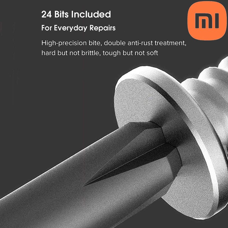 Mi Ultra Precision Screwdriver Kit 24 Common Household Bits, Fully