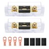 Nilight 2PCS 300A ANL Fuse Holder with ANL Fuse Electrical