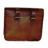PRASTARA Motorcycle Side Pouch Brown Leather Side Pouch Saddlebags Saddle