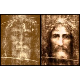 THE SHROUD OF TURIN PHOTO JESUS CHRIST SON PHOTO GOD FATHER HEAVEN 8X10 REPRINT