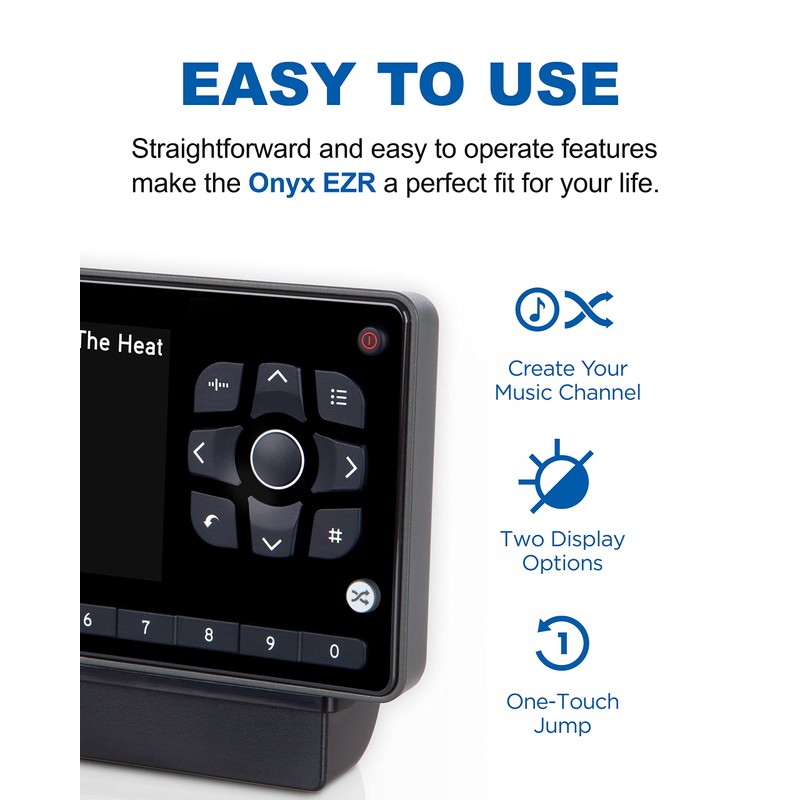 SiriusXM SXEZR1V1 Onyx EZR Satellite Radio with Vehicle Kit -