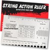 Guitar String Action Ruler - Precision Guitar Setup Tool for