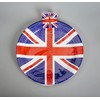 SHATCHI 10pcs Union Jack Paper Plates 23cm Tableware Party Supplies