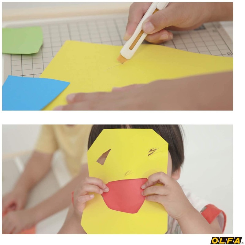 Olfa Kids' Cutter Kitter, 236BS-BP, White