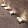 Alvinlite Solar Ground Lights for Outside, Paver Lights Waterproof Landscape