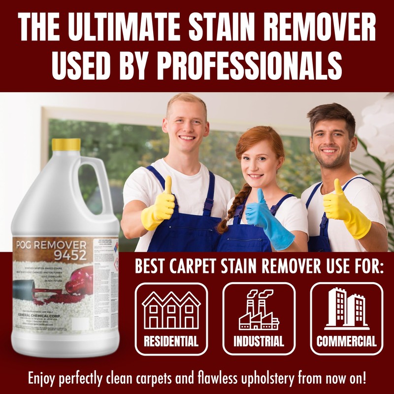 CarpetGeneral POG Remover 9452 - Heavy Duty Carpet Stain Remover